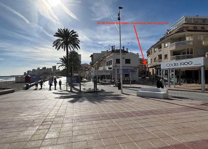 En El Paseo Maritimo, A Escasos Metros Del Mar